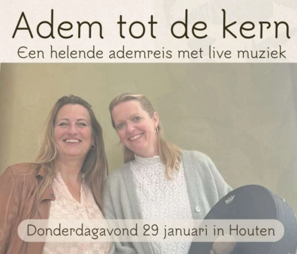 Adem tot de kern - Een helende ademreis met live muziek, 29 januari in Houten