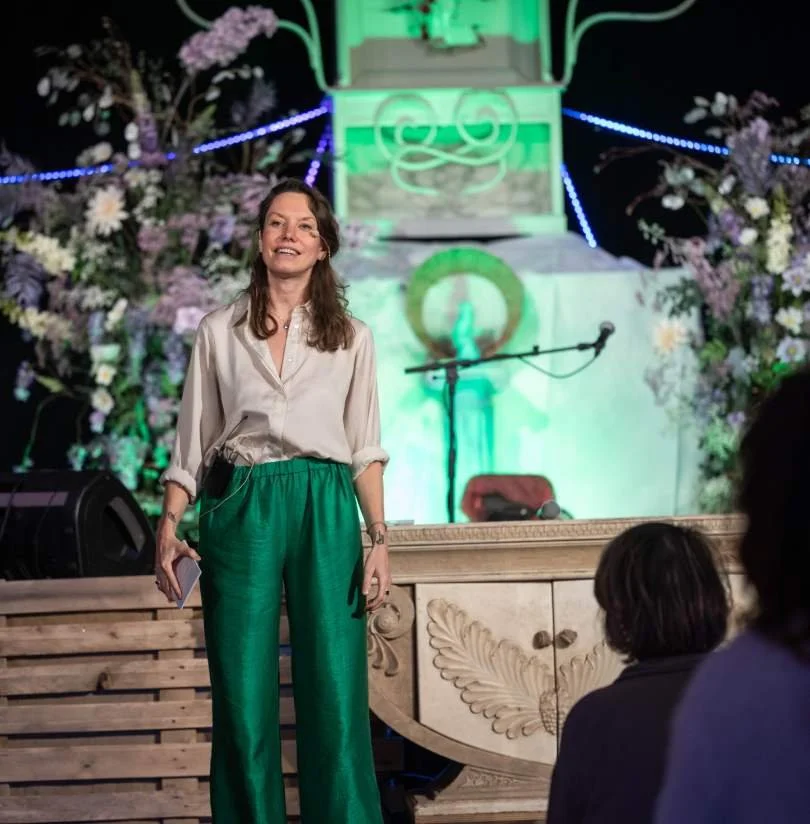 Nikki van der Velden, The Breathwork Movement, tijdens White Light Festival