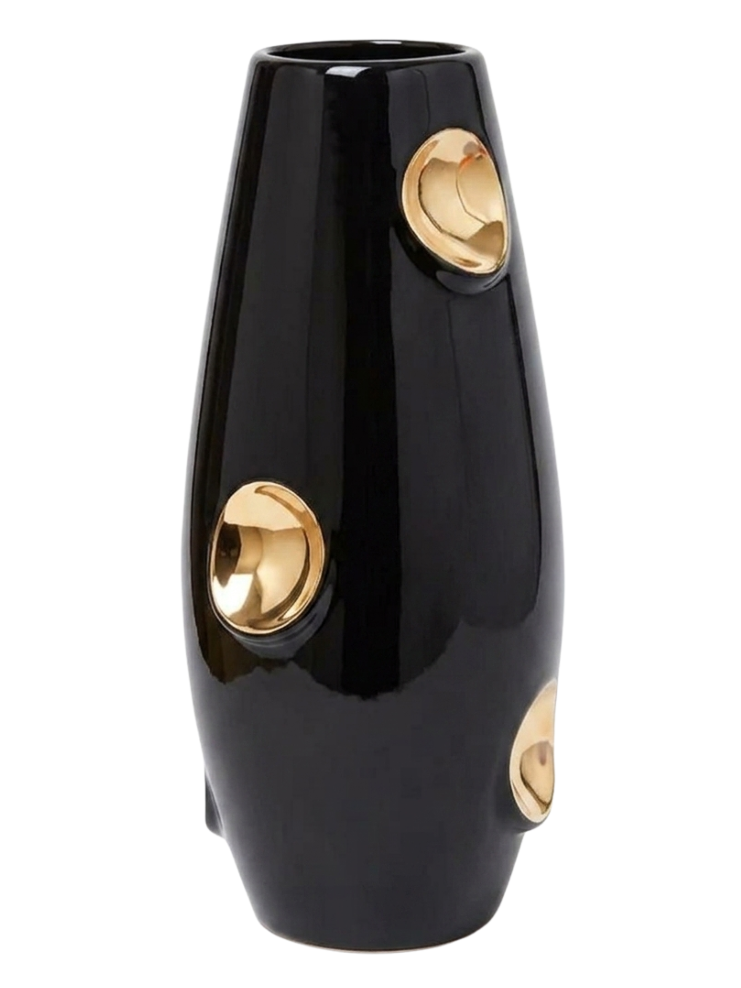 Wazon OKO Gold Black