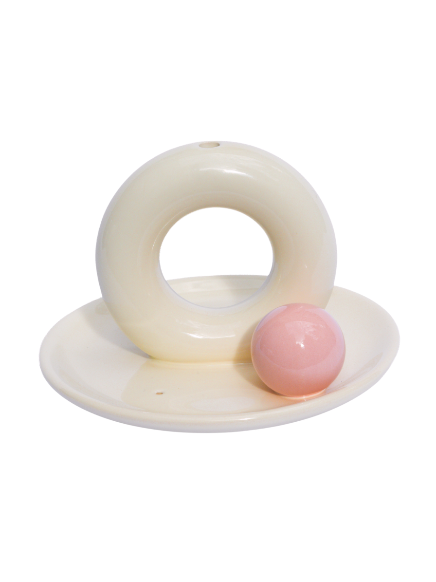 Podstawka na kadzidło Mini ANIELA Ecru Candy