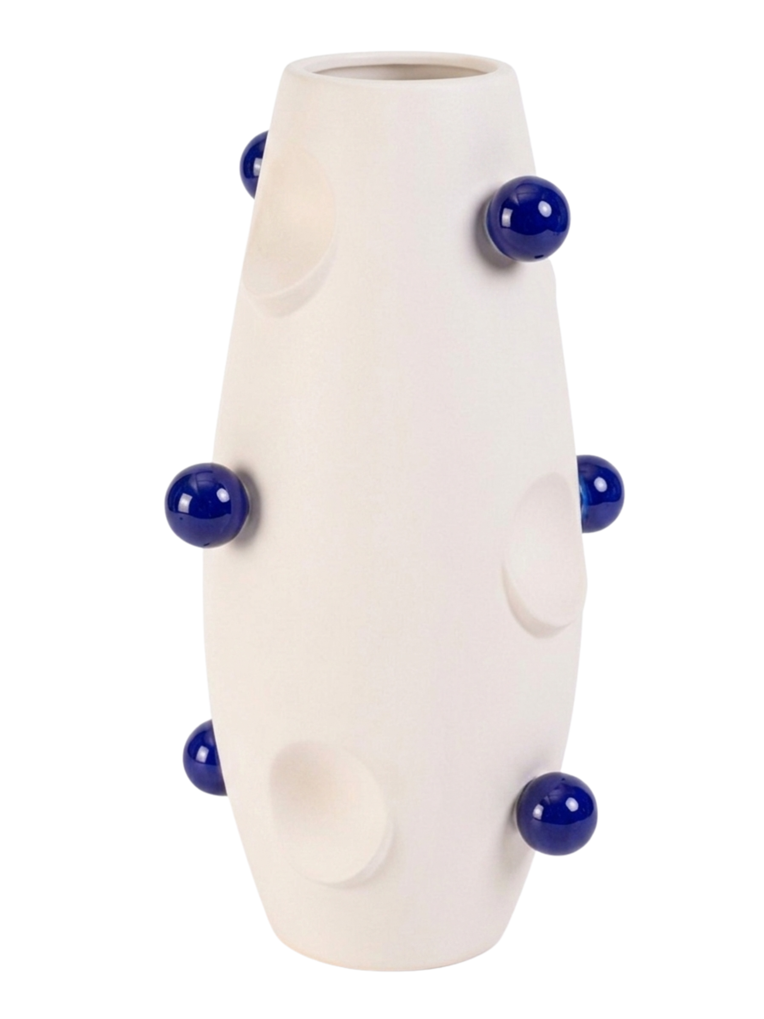 Wazon OKO Cyrk Nude Cobalt