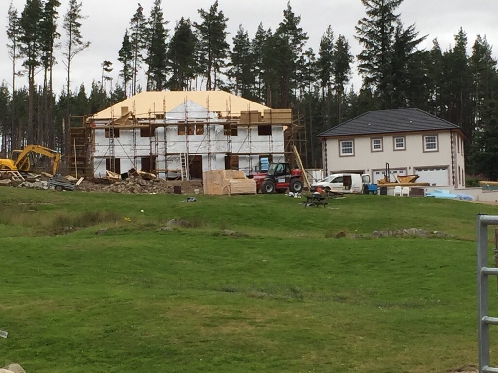 New house build project in Tomatin