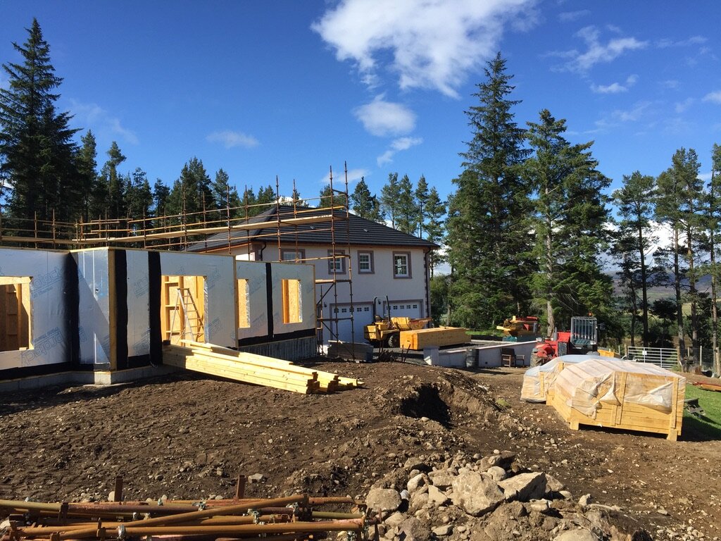 New house build project in Tomatin