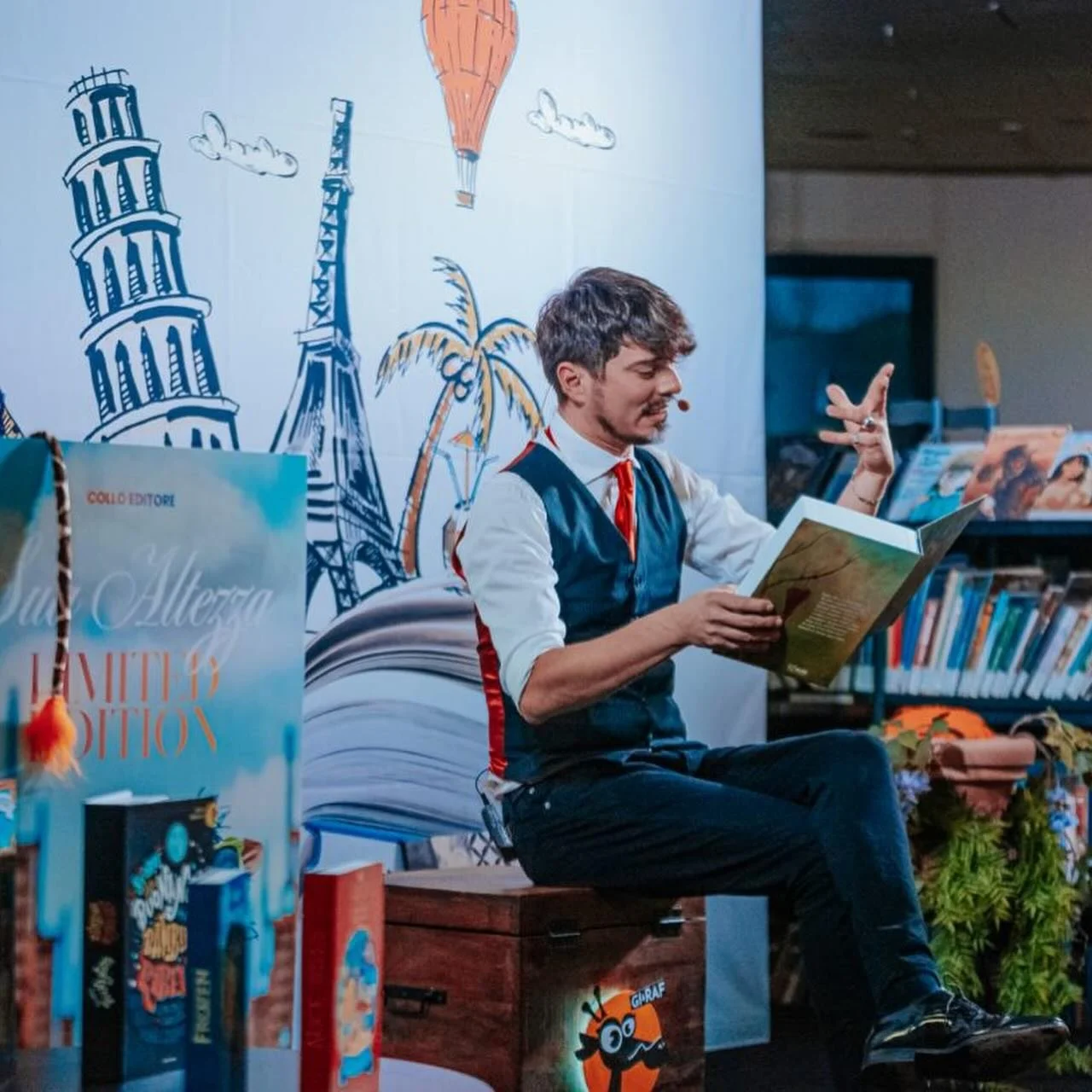 EDIZIONE SPECIALE 
Ecco l&rsquo;edizione speciale del Gi Raf Show per i 15 anni della @biblioteca_archimede 

Foto della spaziale @federicabagagiolo_video_foto 

#show #familyshows #biblioteca