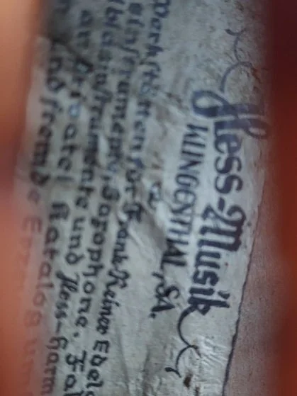 Old German violin region Klingenthal