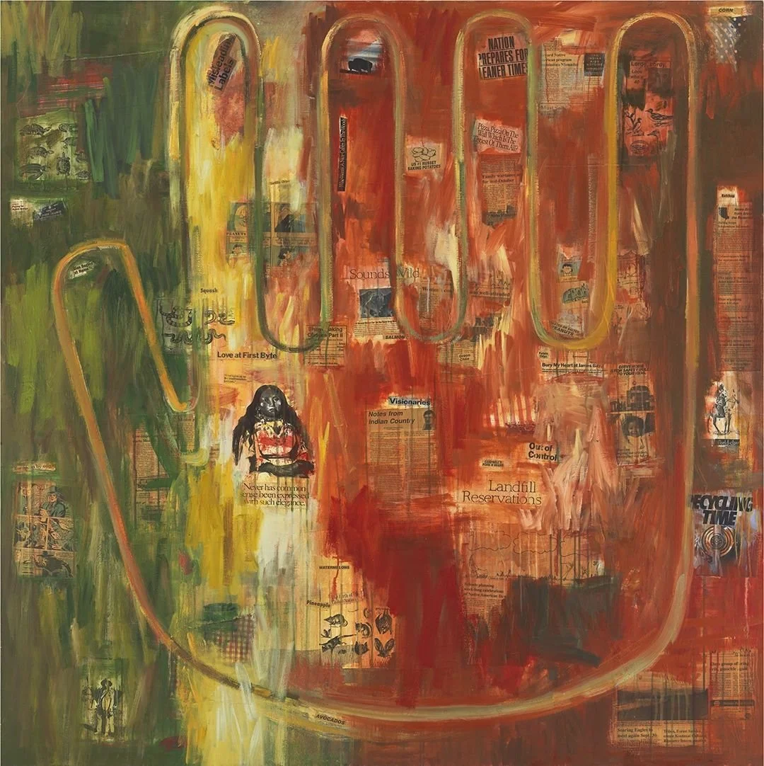 Juane Quick-to-See Smith   Indian Hand , 1990