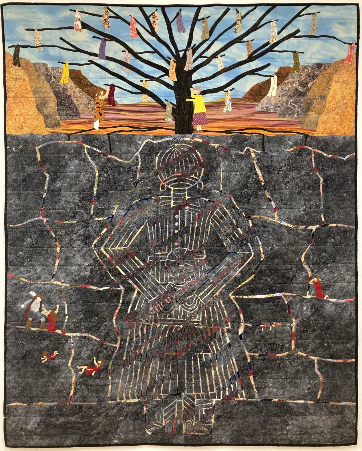 Susan Hudson  MMIW: The Tree of Many Dresses , 2021