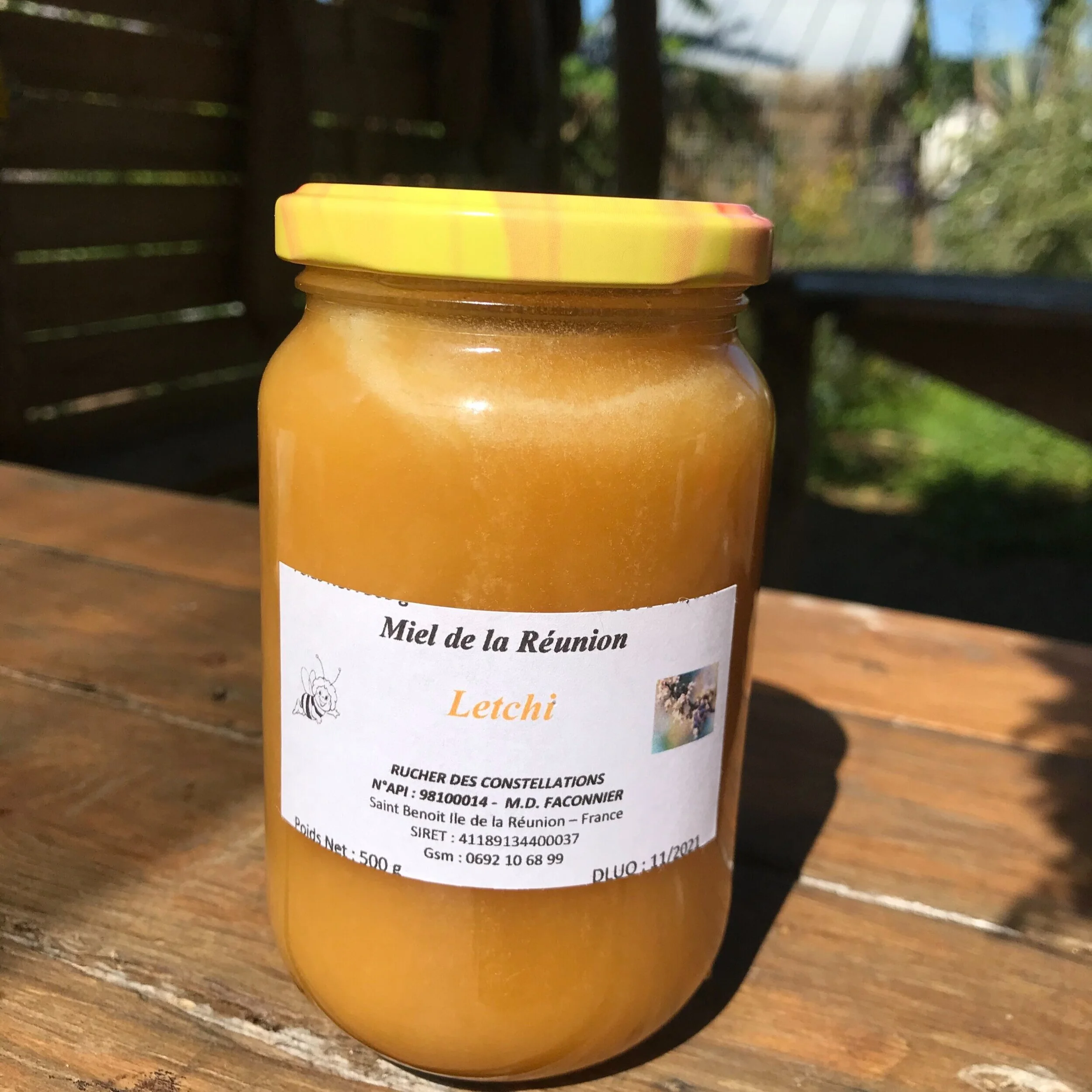 miel letchi, 500g, 12€