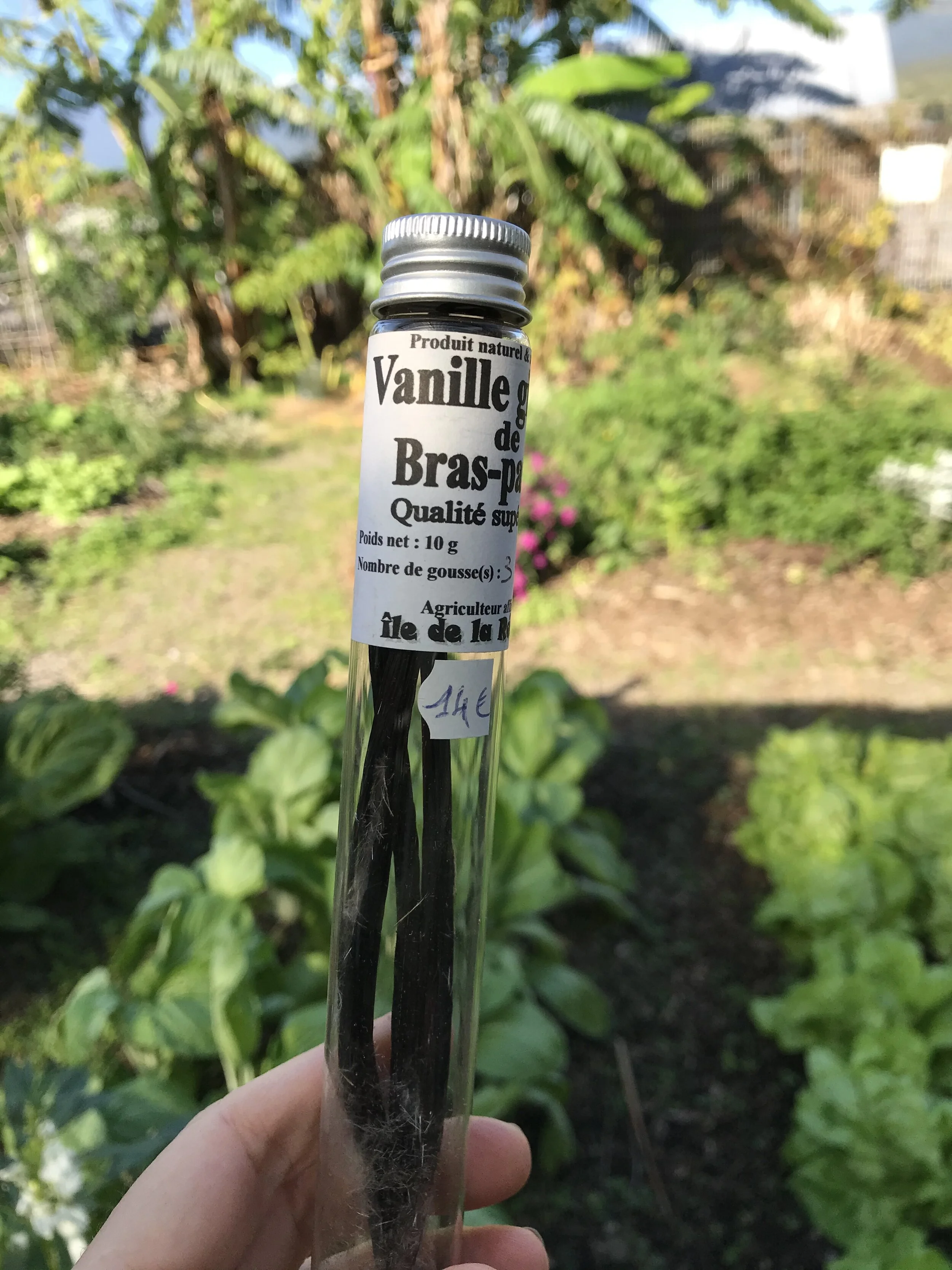 vanille givrée 10g, 14€