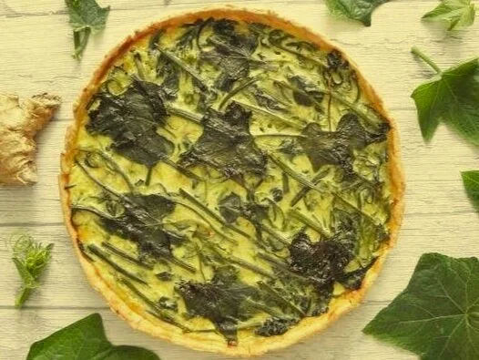 tarte brèdes chouchou