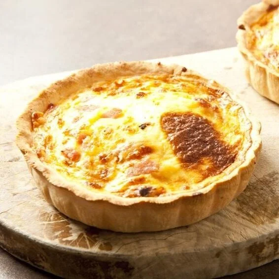 quiche de chouchou au tofu fumé