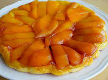Tarte tatin à la mangue