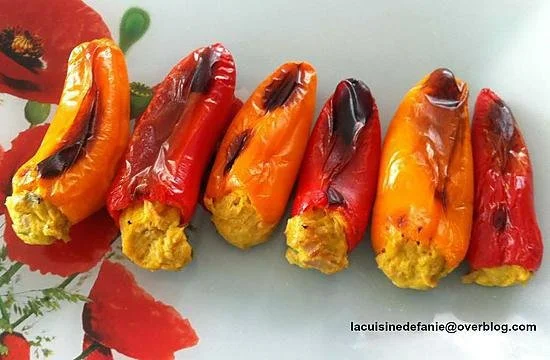 Poivrons farcis au quinoa et aux légumes