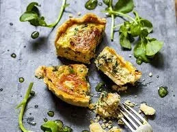 Quiche au cresson et au thon