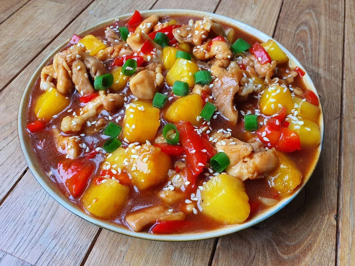 Salsa à l'Ananas et au Poulet