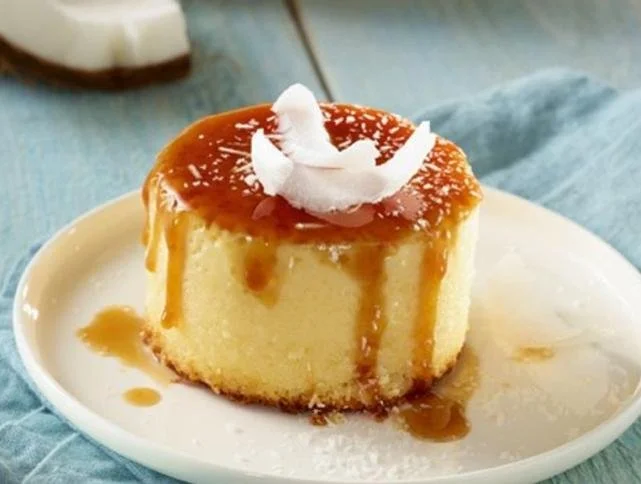 Flan à la noix de coco