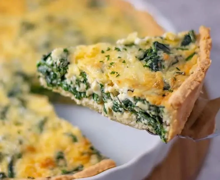 Quiche aux brèdes pariétaire