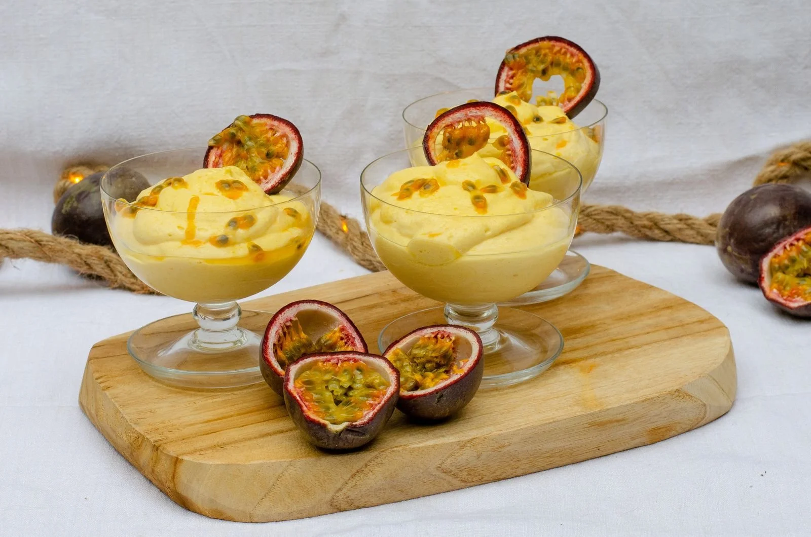 Mousse au fruit de la passion