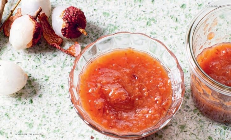 Confiture de litchi
