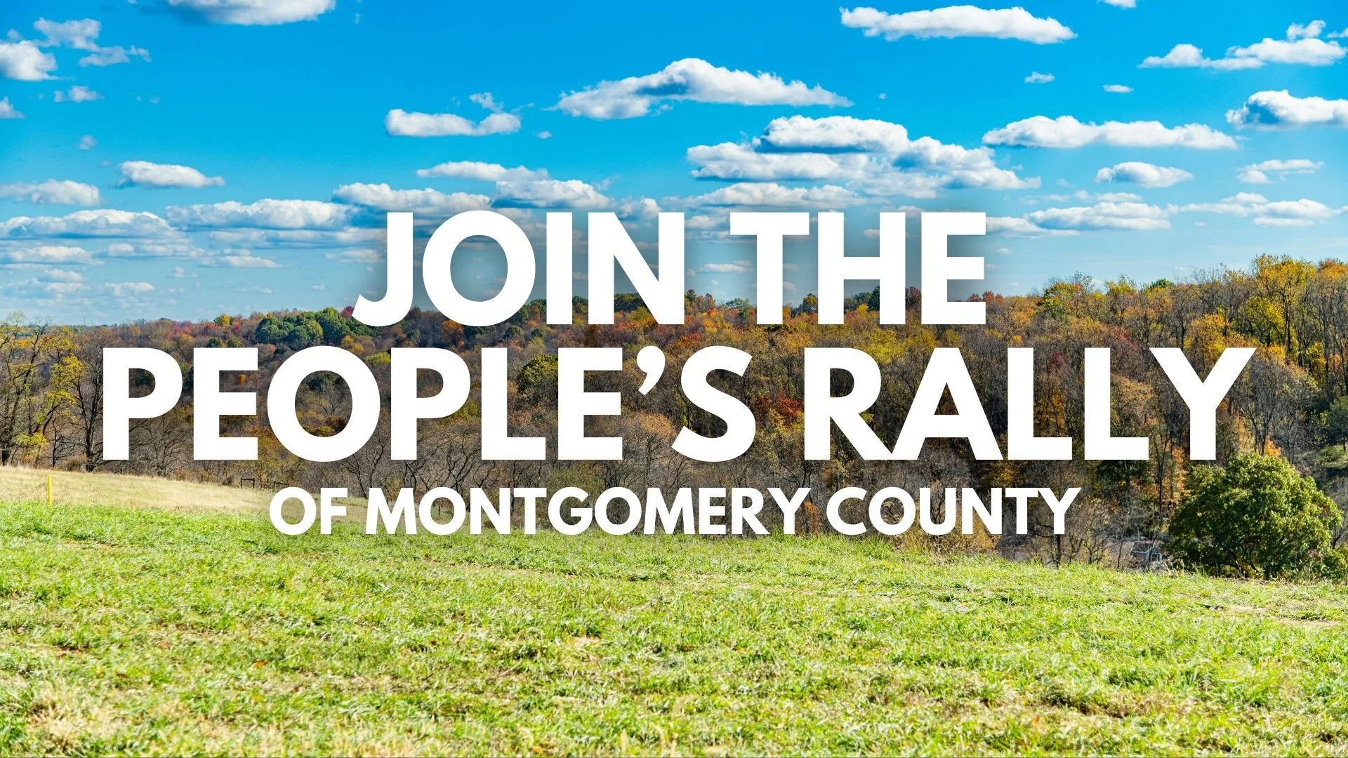 Join Clean Air Action on Saturday at The People’s Rally of Montgomery County!