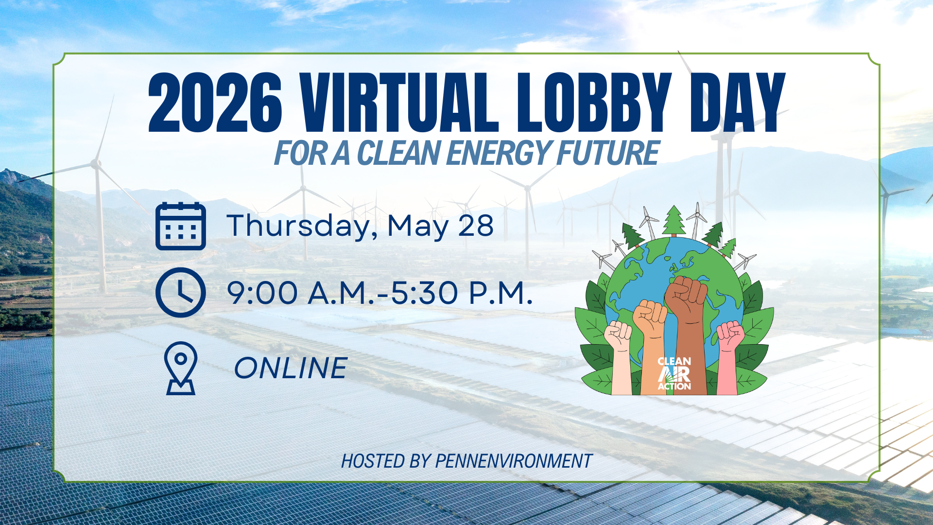 2026 Virtual Lobby Day for a Clean Energy Future