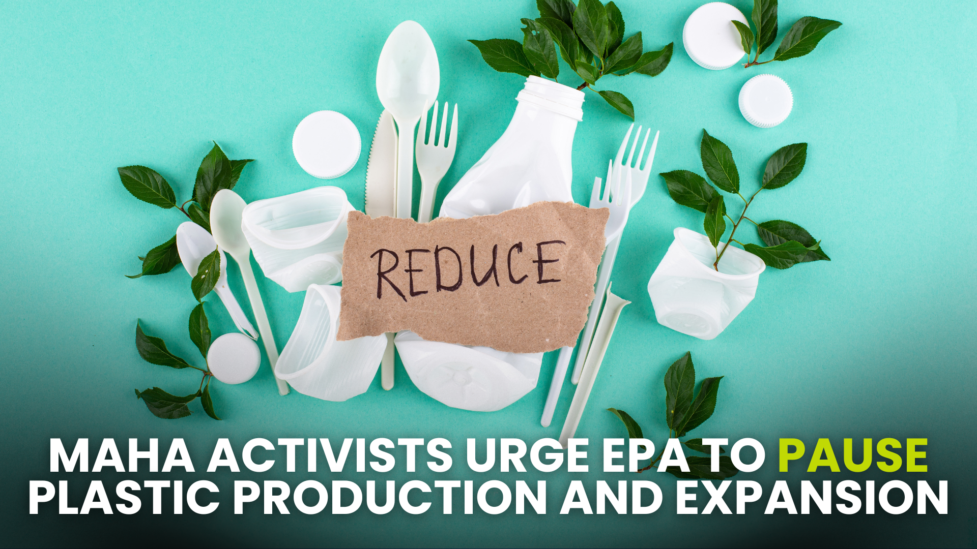 MAHA Activists Urge EPA to Pause Plastics Production &amp; Expansion