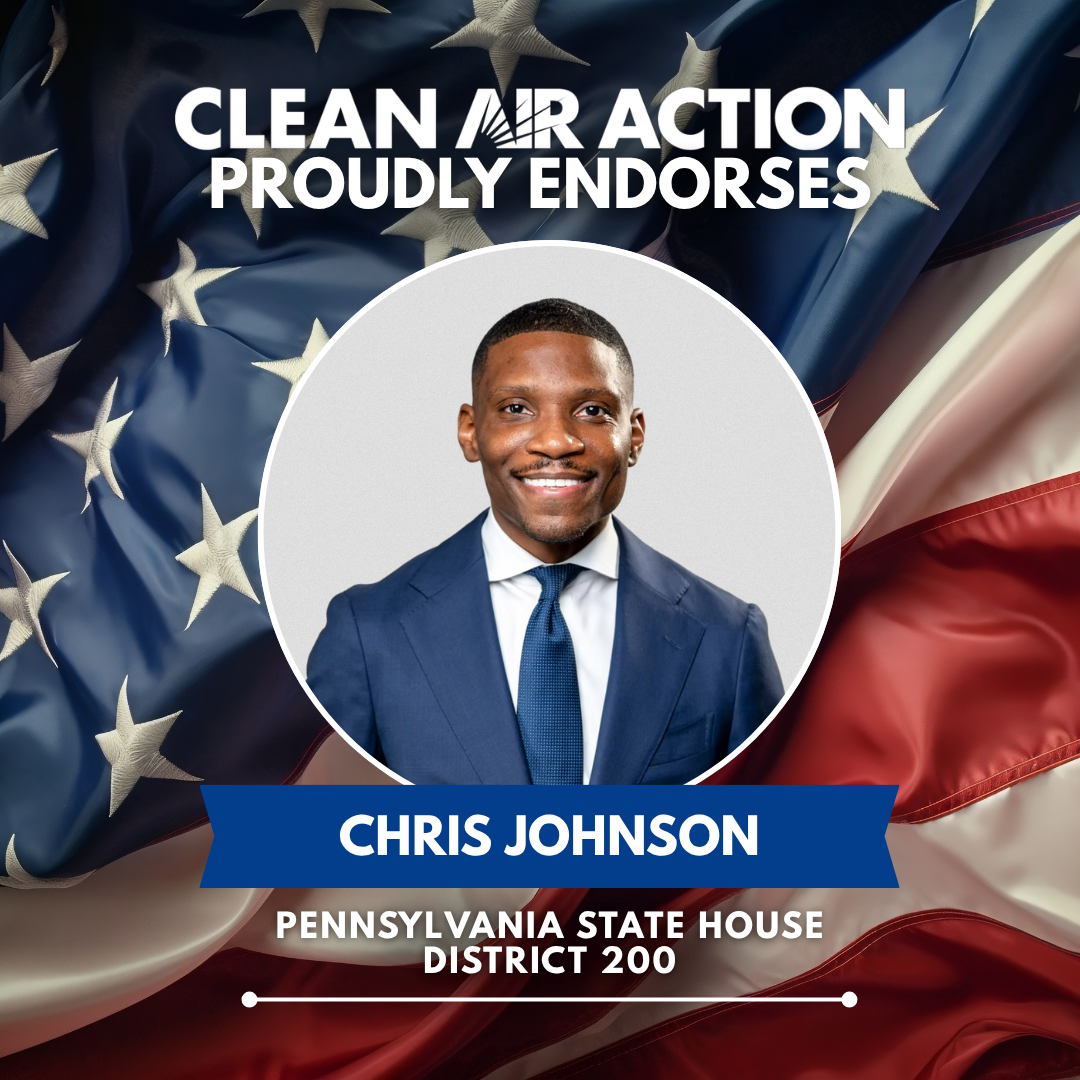 El compromiso de Chris Johnson de defender el derecho de los habitantes de Pensilvania a un aire limpio, un agua pura y la protección de nuestro entorno natural e histórico es algo personal. Igual a muchos de sus amigos, Johnson sufrió de asma, una a