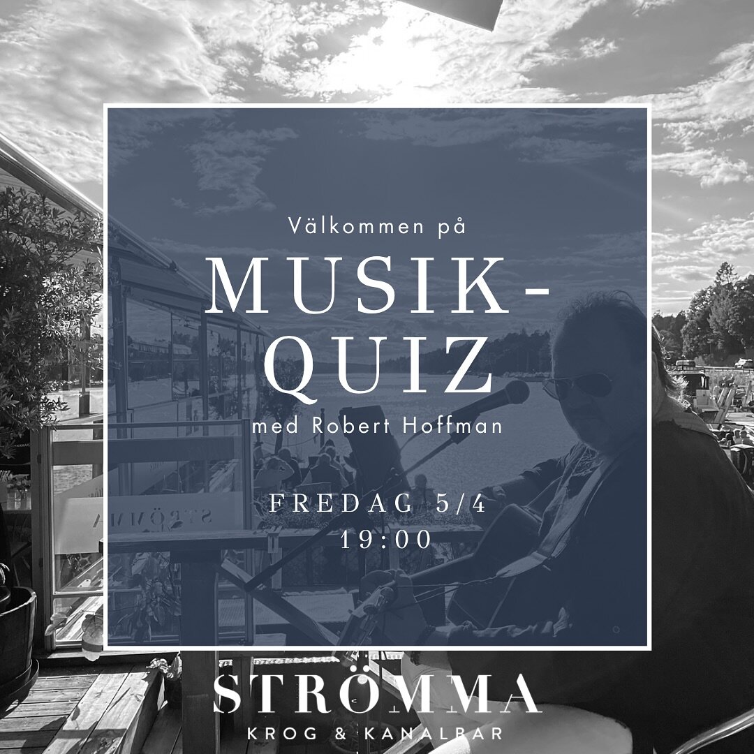 Endast n&aring;gra f&aring; platser kvar till Musikquizzet ikv&auml;ll. Ring till restaurangen f&ouml;r bordsbokning. 

Po&auml;ngst&auml;llningen inf&ouml;r kv&auml;llens quiz:

Djur&ouml; g&auml;nget 3p
Lost girls 2p
The rookies 2p

Varje fredags q