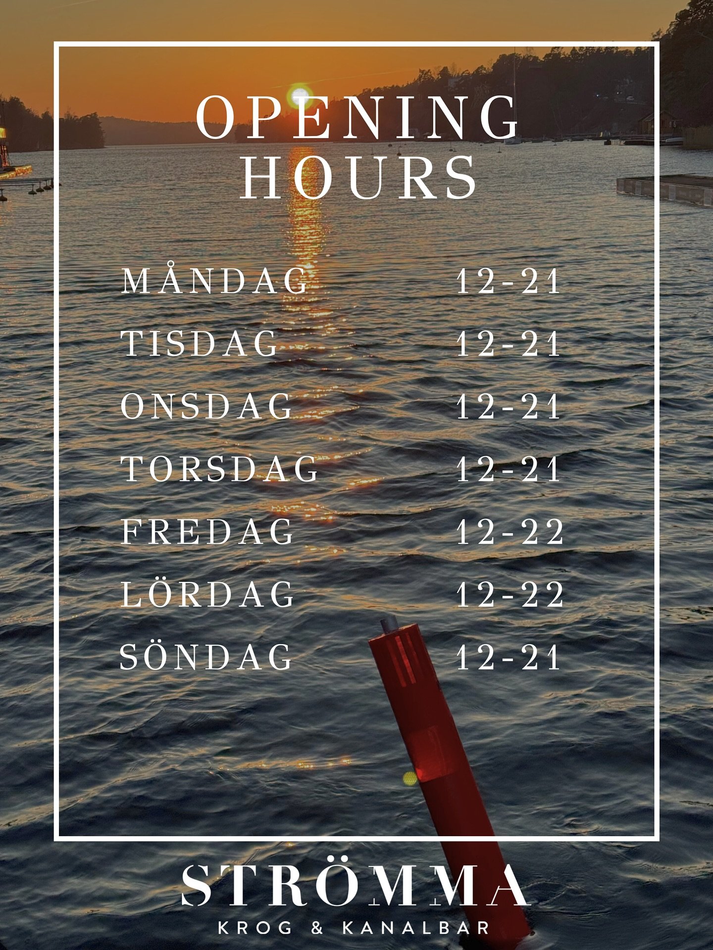 Sommaren &auml;r runt h&ouml;rnet &ndash; och vi &ouml;ppnar nu upp varje dag f&ouml;r er som vill njuta av god mat och h&auml;rlig st&auml;mning  hos oss.

Ta med v&auml;nnerna, familjen eller n&aring;gon du tycker om och l&aring;t oss ta hand om re