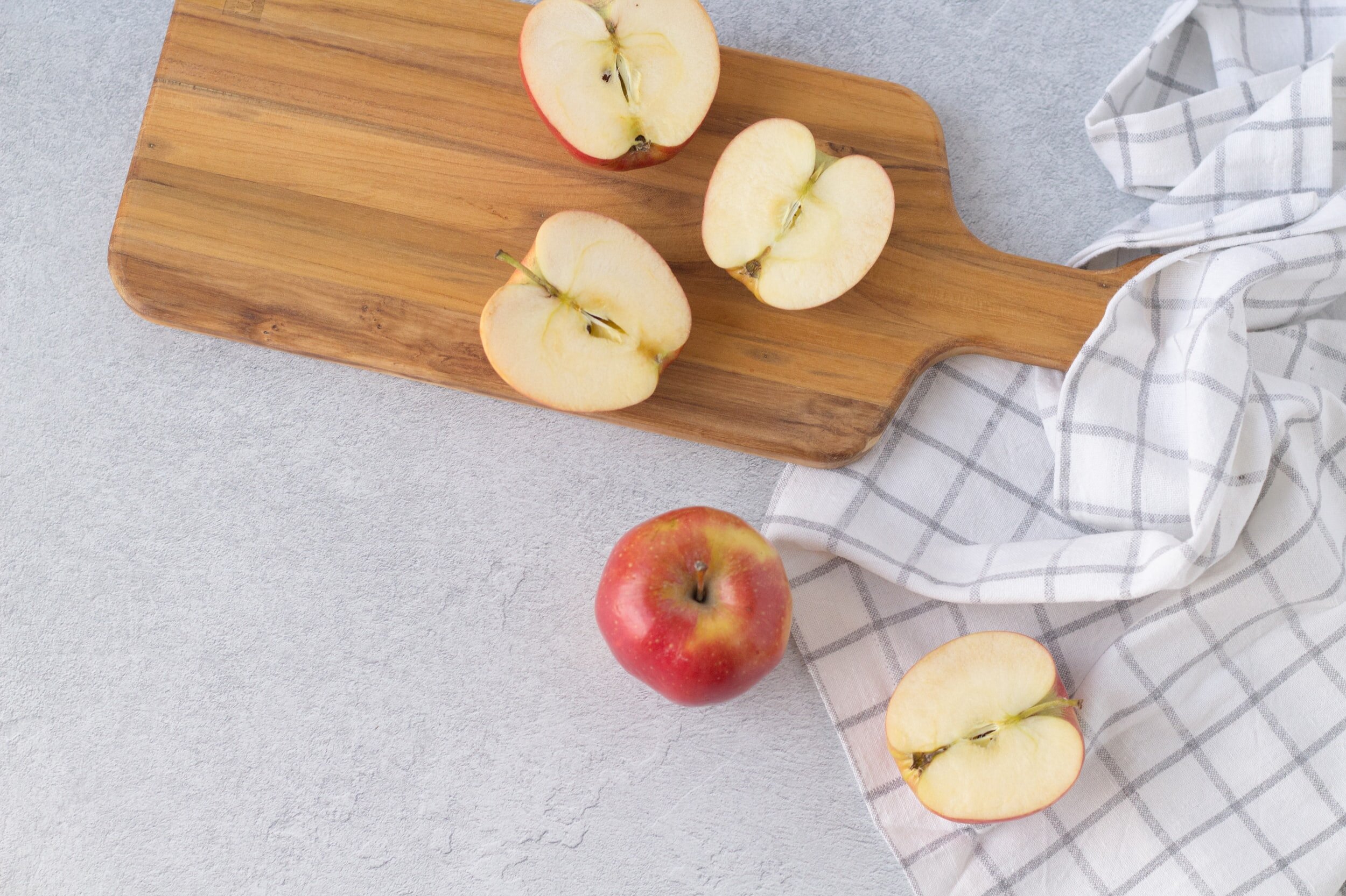 Healthy Breakfast - Spiced hot apples and pears