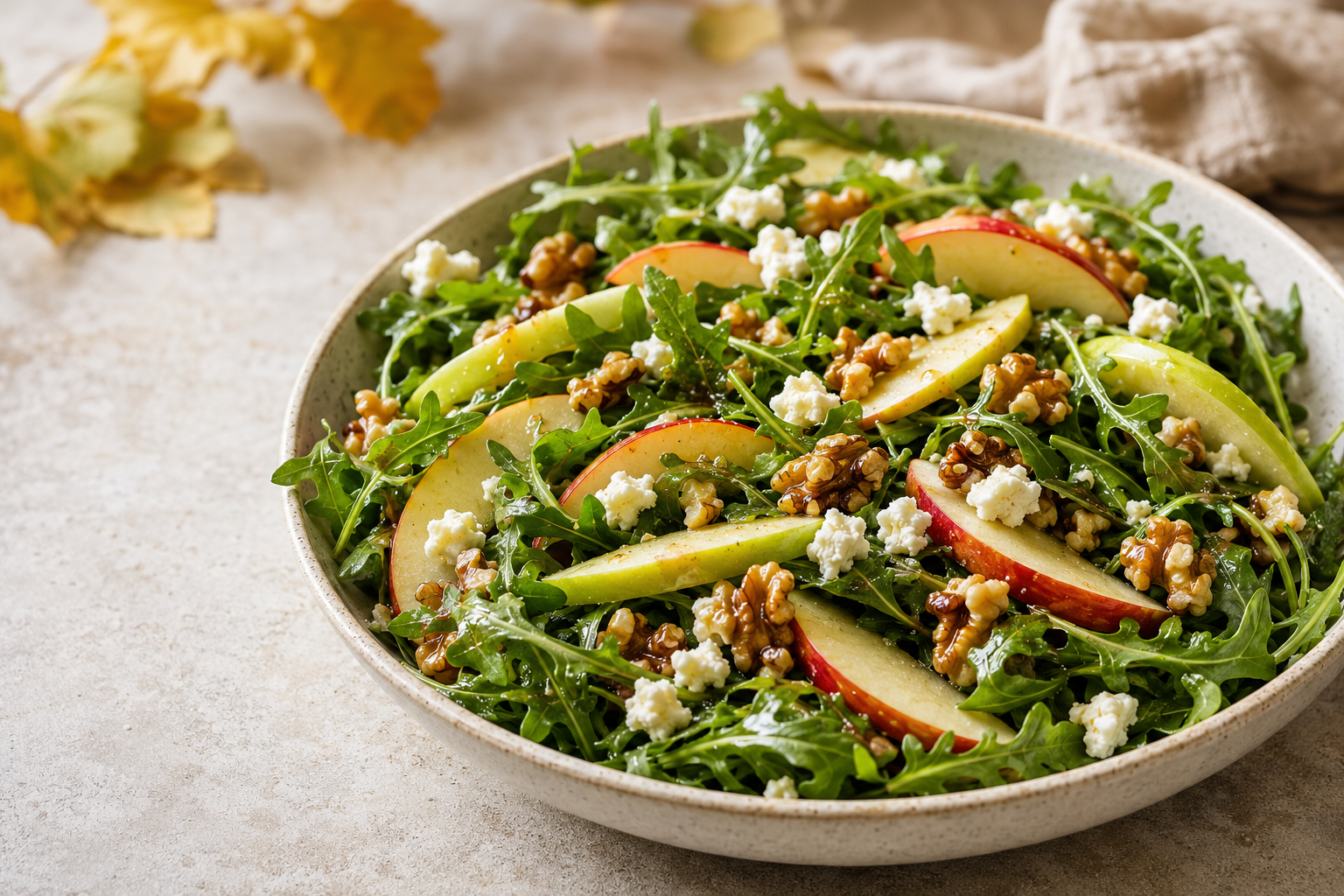 Harvest Glow Apple Walnut Salad: A Fall Recipe Your Skin Will Love