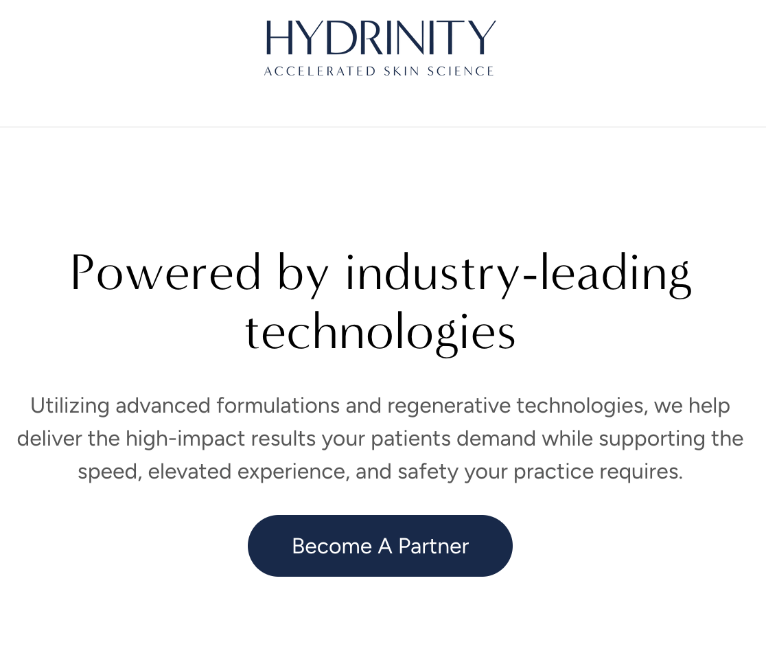 Hydrinity Pro Site