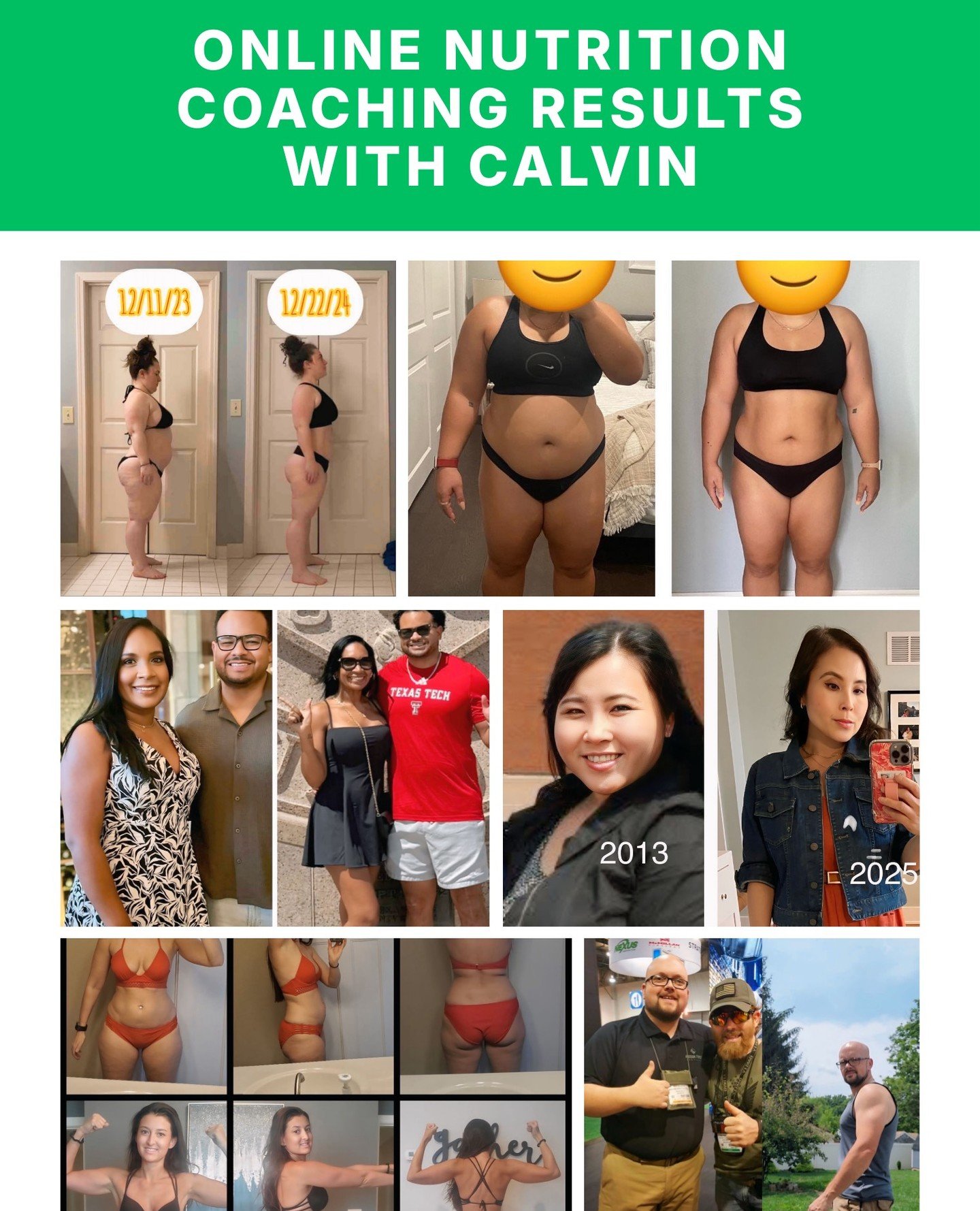 Real people. Real progress.⁠
⁠
These results didn&rsquo;t come from quick fixes, they came from:⁠
⁠
✔️ Structured nutrition⁠
✔️ Consistent training⁠
✔️ Sustainable habits⁠
⁠
If you're ready for results that actually last, you know where to find me.⁠
