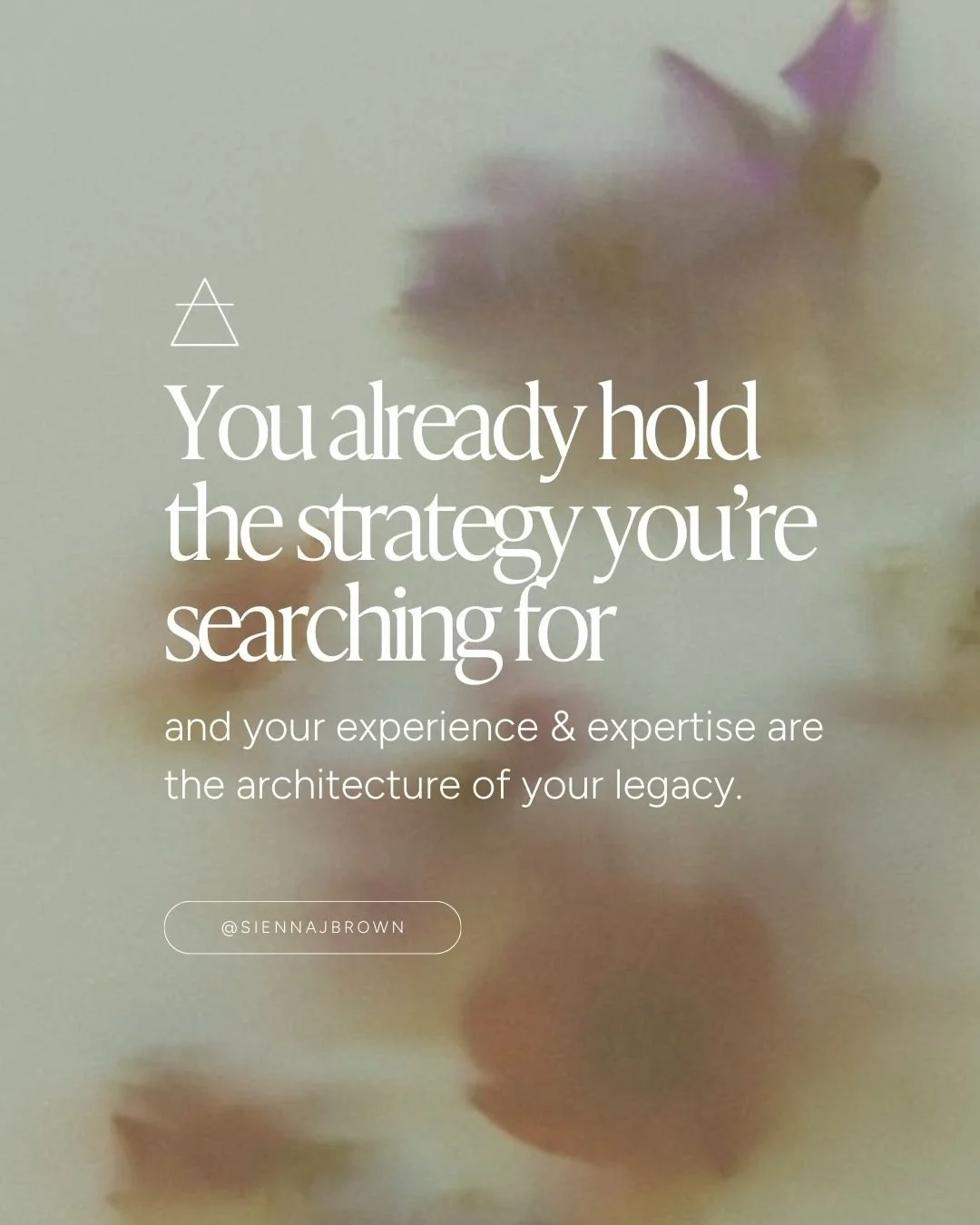 Your lived experience and learned expertise are the architecture of your legacy.

The multiple identities you hold. Your evolved vision. The seasons you once thought were distractions.

None of it was random.

And it becomes clear when you create spa