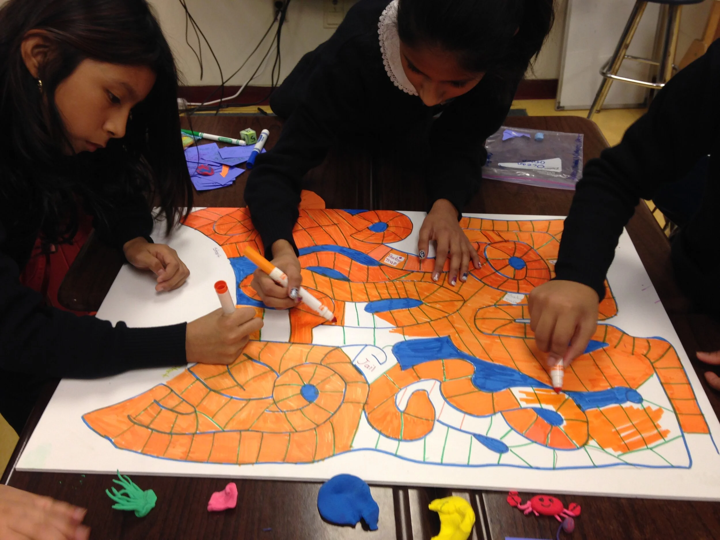 Game Design class at Bronx Museum