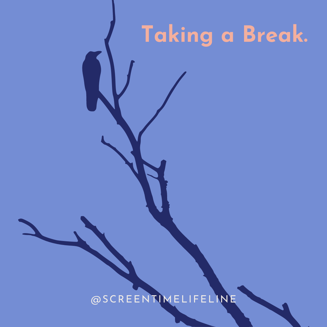 Taking a break.