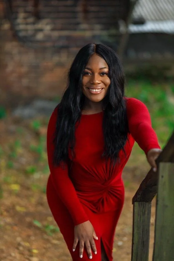 Rochelle Bent - red dress.jpeg