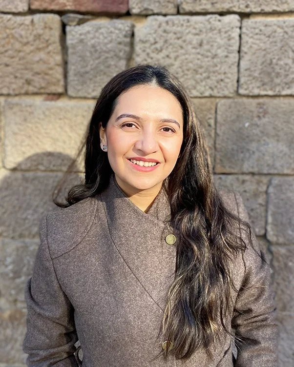 Kriti Basra, the lead designer, calligrapher and founder of Shubhlekh, specializing in bespoke South Asian wedding invitations.