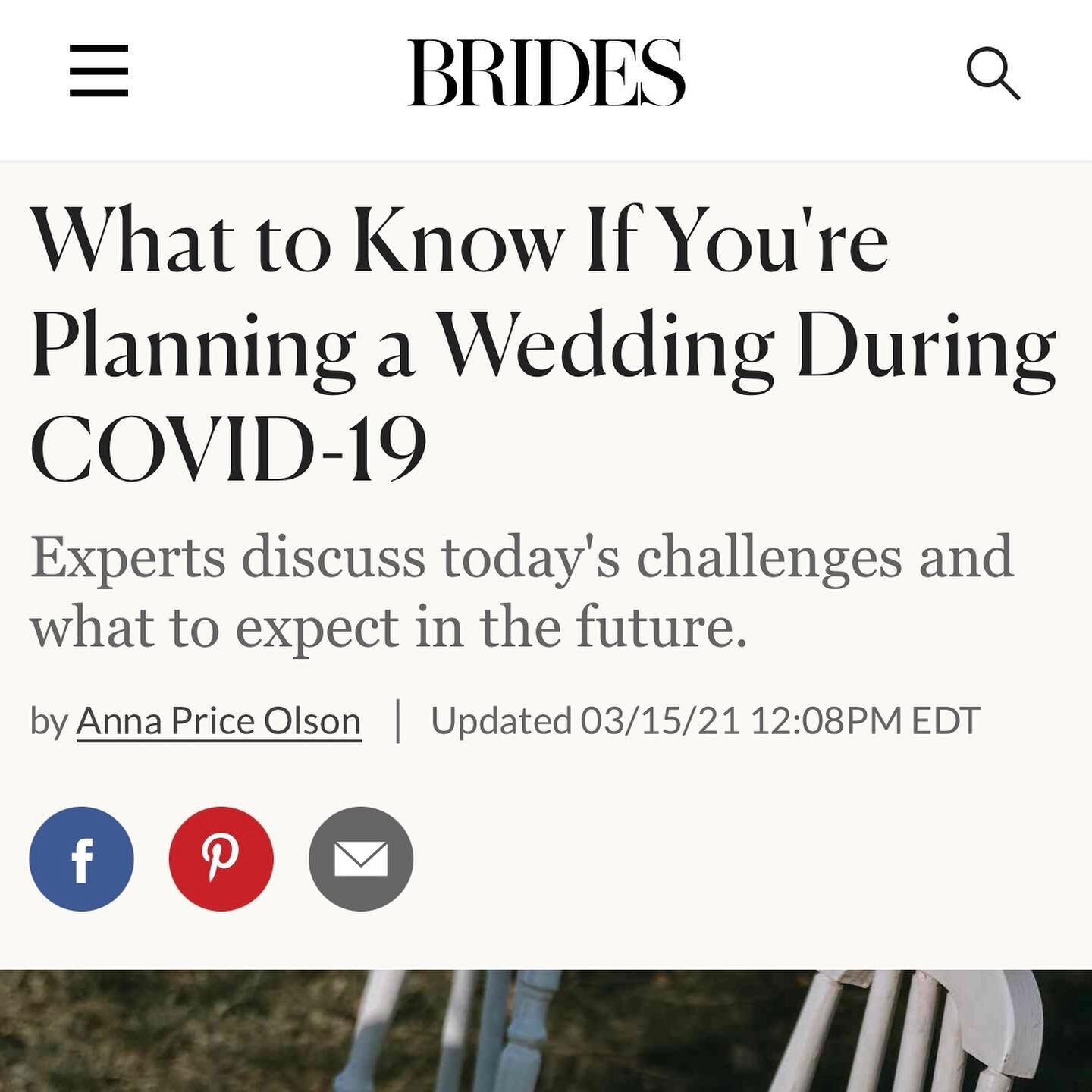 Is planning an event as dangerous as hiking with lions? Sorta. Check out this @brides COVID-19 wedding planning game plan, version March 2021 to see smart tactics and strategies for planning at this stage of COVID-19. Folks we are on the 5 yard line,