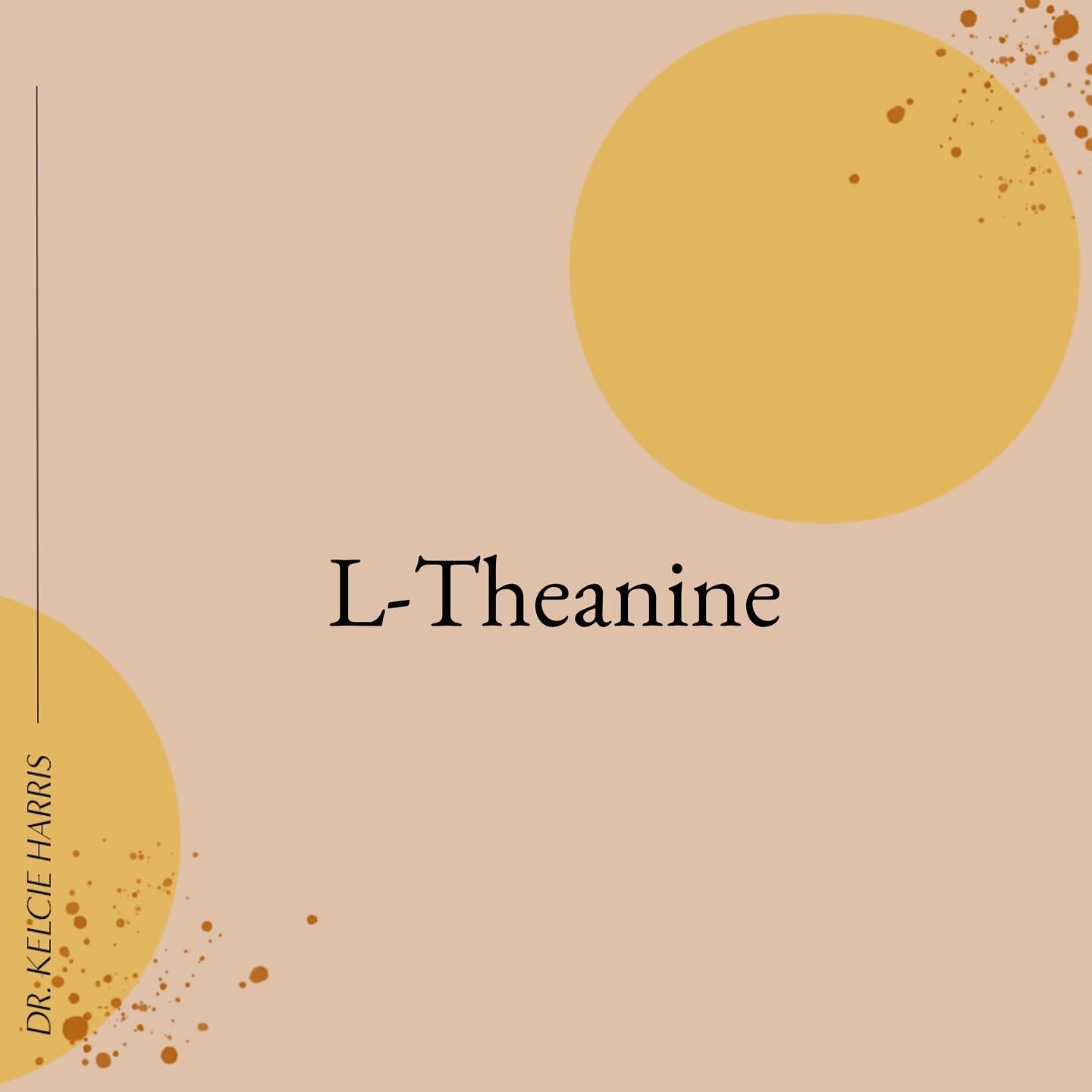 L-theanine is an amino acid found in green tea that can be helpful in reducing anxiety

Studies have shown l-theanine significantly reduces stress and anxiety levels and improve sleep quality when compared to placebo

It is proposed that l-theanine p