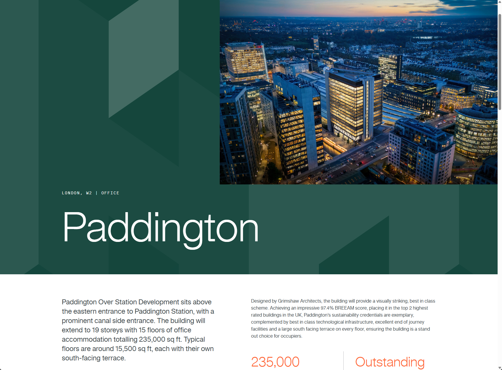 Paddington Over Station, Paddington/ Aerial Photography / Website
