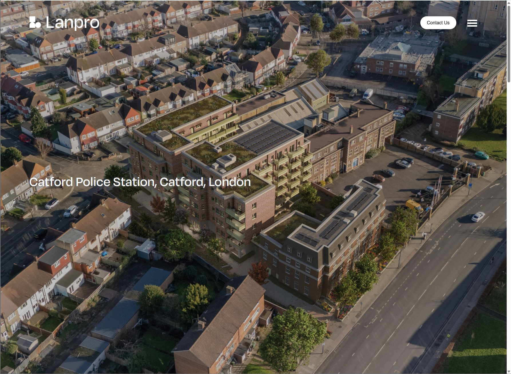 Catford Police Station, Catford / Aerial Photography / Website