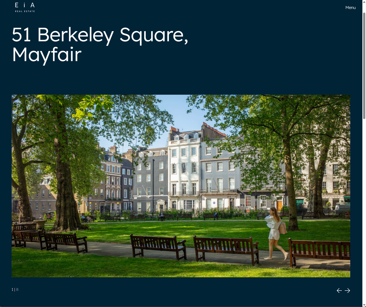 51 Berkeley Square / Establishing Shot / Website