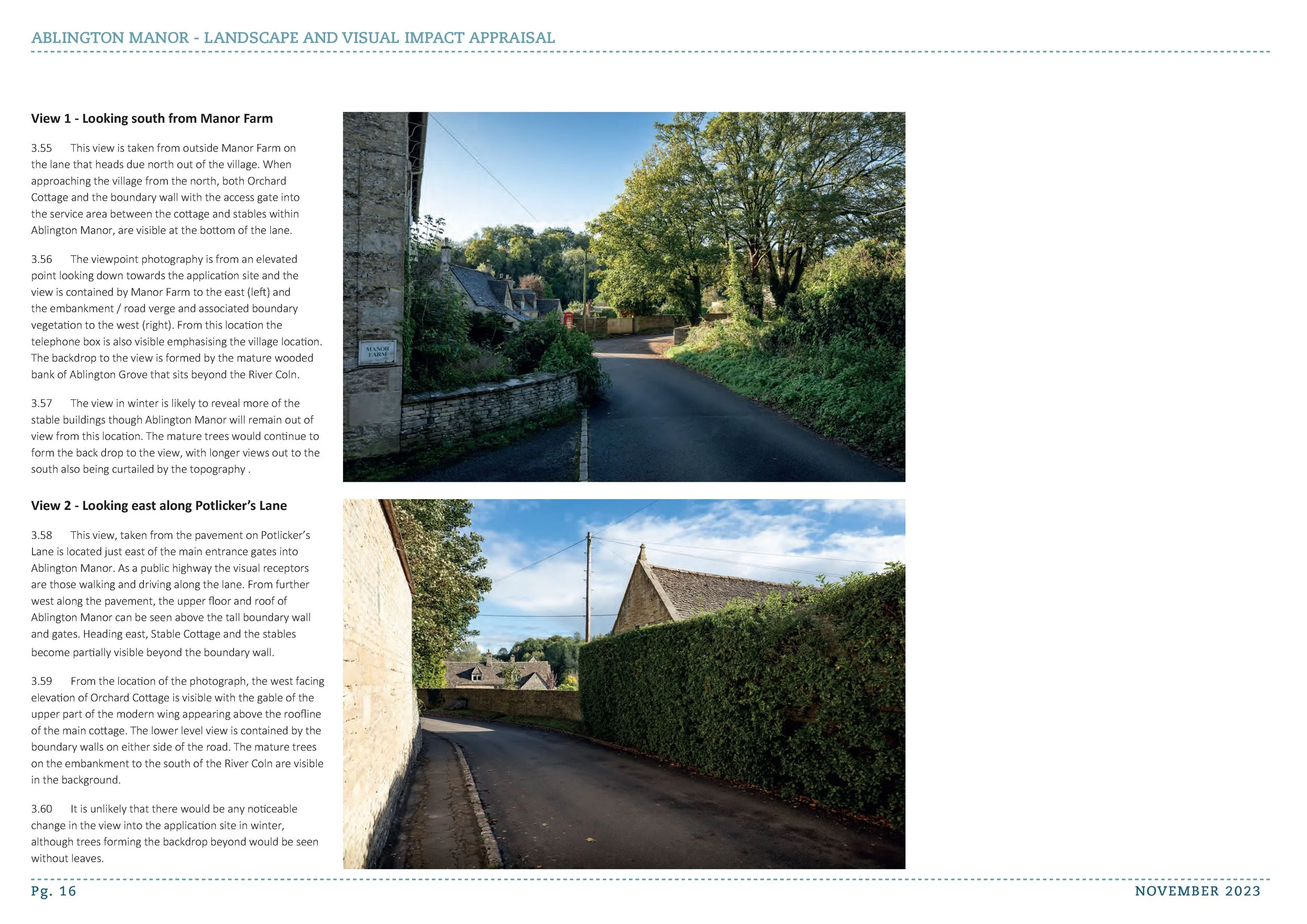 Ablington Manor, Cotswolds / Verified Photography / Planning Application