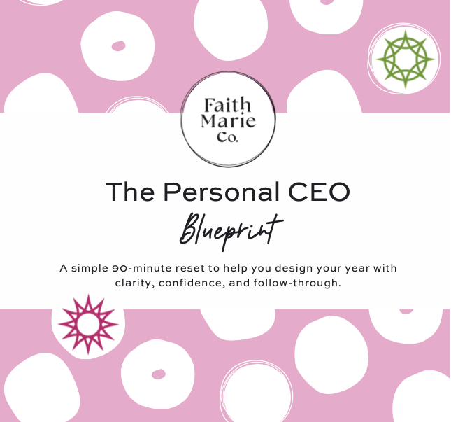 The Personal CEO Blueprint Workbook