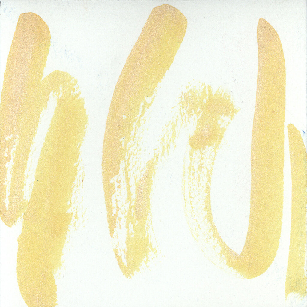  gold paint, 5" x 5", 2011 