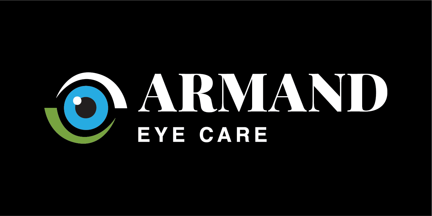 Armand Eye Care; simple logo retouch to make it more accessible to merchandise.