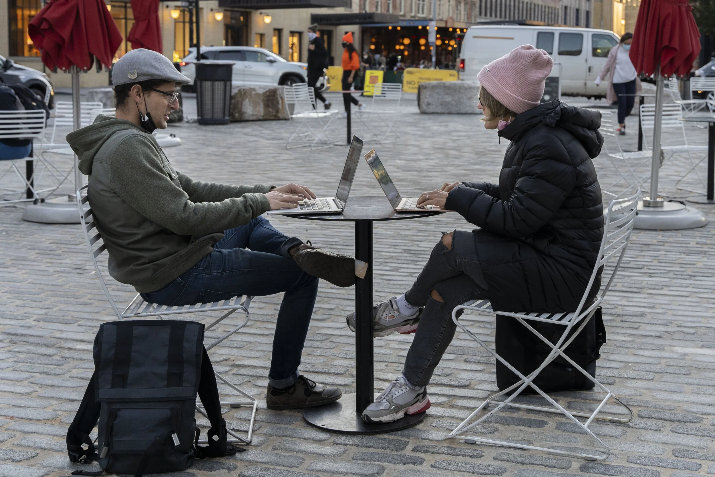 Working online during Covid