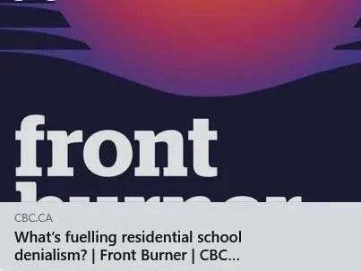CBC Front Burner interview on IRS denialism
