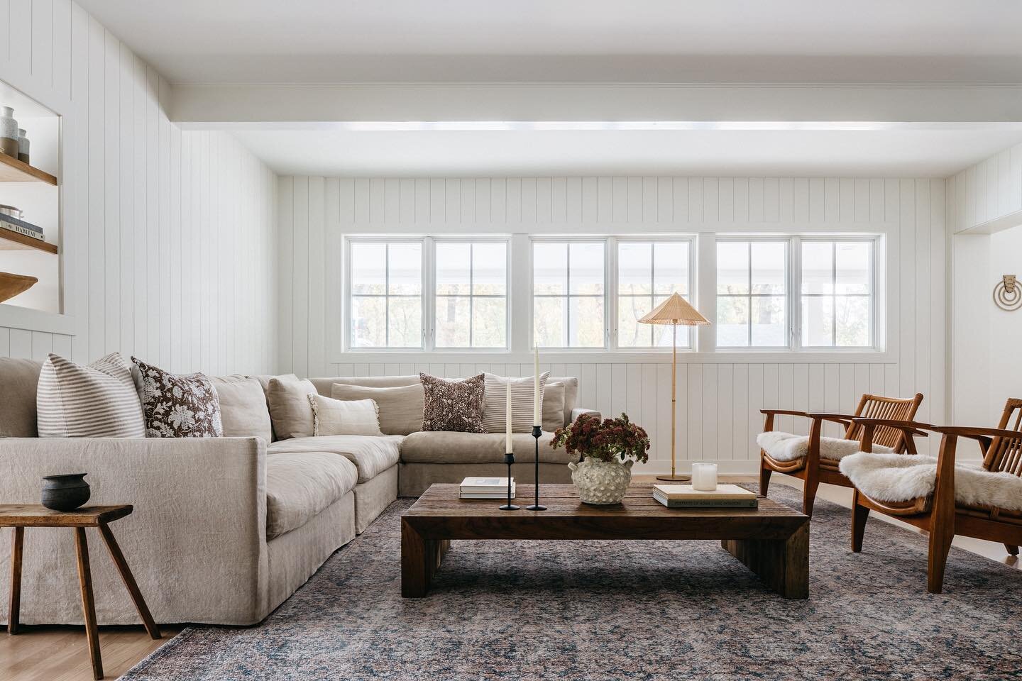 Cozy living room for a chilly spring day ❄️ Shot for @heffingerinteriors &amp; Styled by @brandidevers